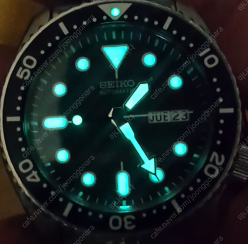 세이코 다이버워치 검판 skx007