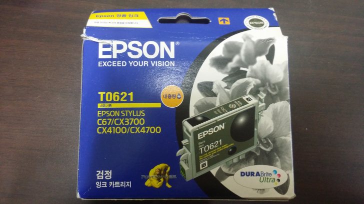 EPSON 정품 잉크 T0634, EPSON 정품 잉크 T0633 T0632 T0621