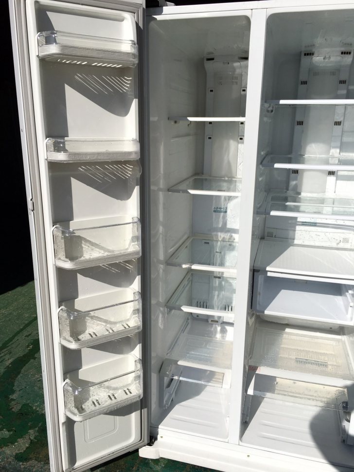 삼성지펠 강화유리 양문형냉장고.무료설치.무료배송