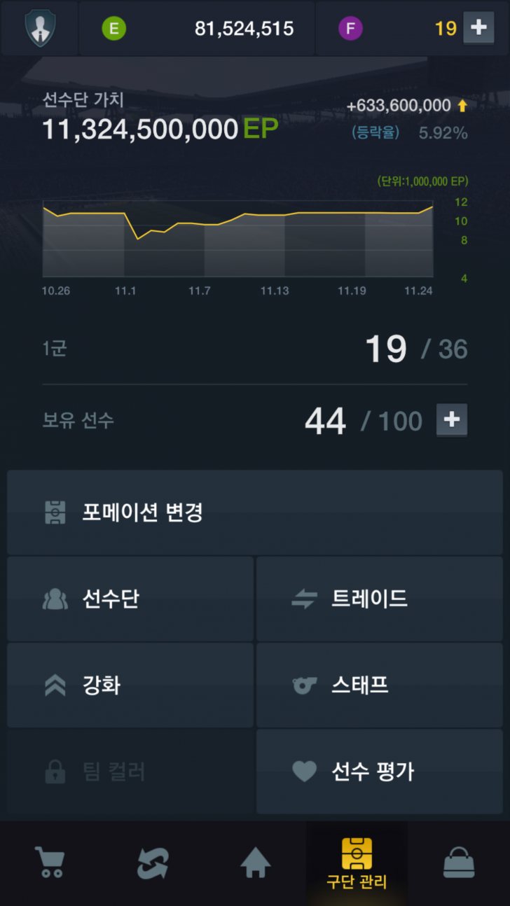 피파 110억 아디 팝니당ㅎㅎ