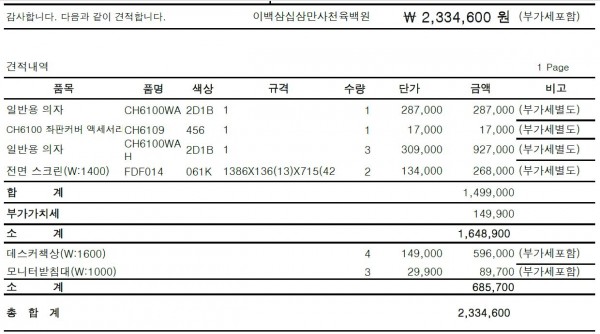 사무용 가구 4인세트 저렴한 가격에 판매 합니다!